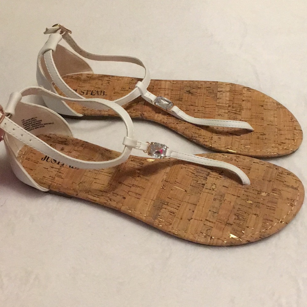 💎New💎 Just Fab jewel sandals women’s size